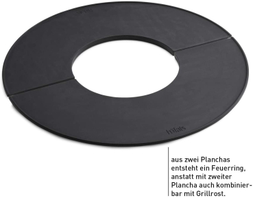 Preview: Höfats® Plancha Gussplatte zu BOWL Feuerkorb & Grill